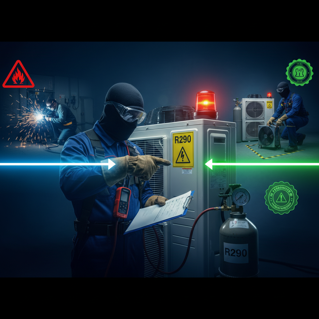 Alerta R290: Mitsubishi Muda Recomendações de Instalação. O Que o Técnico Precisa Saber AGORA.