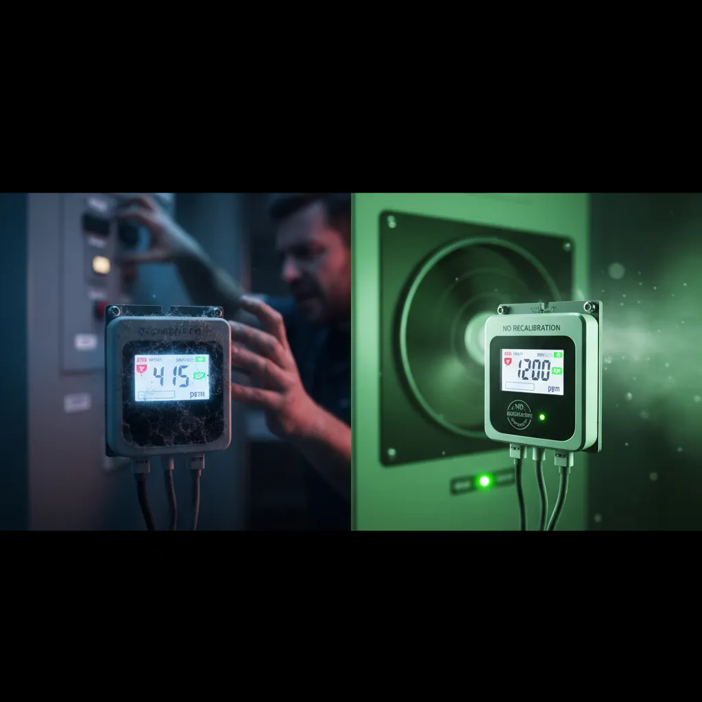 Notícia de climatização: O Fim da Calibração: Novo Sensor de CO₂ Promete Revolucionar a Manutenção de Sistemas HVAC.