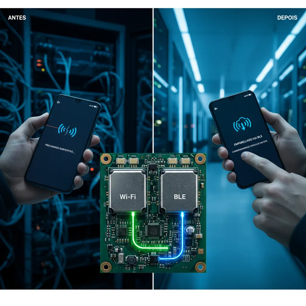 Notícia de climatização: Wi-Fi para a Nuvem, Bluetooth para o Técnico: Desvendando a Dupla Conectividade das Novas Placas de Ar Condicionado.