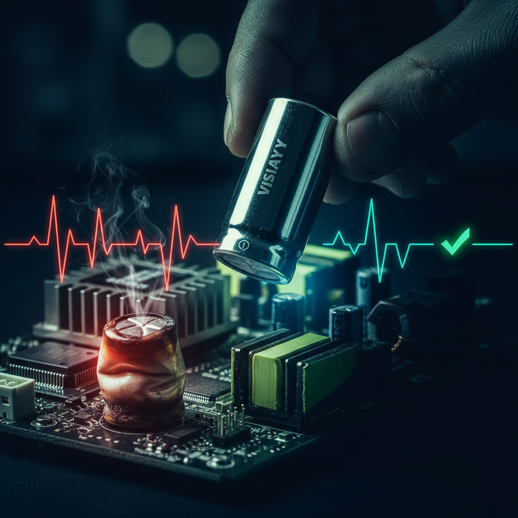 Capacitores de 600V Chegando às Placas Inverter: O que o Técnico Precisa Saber Sobre os Novos Componentes da Vishay