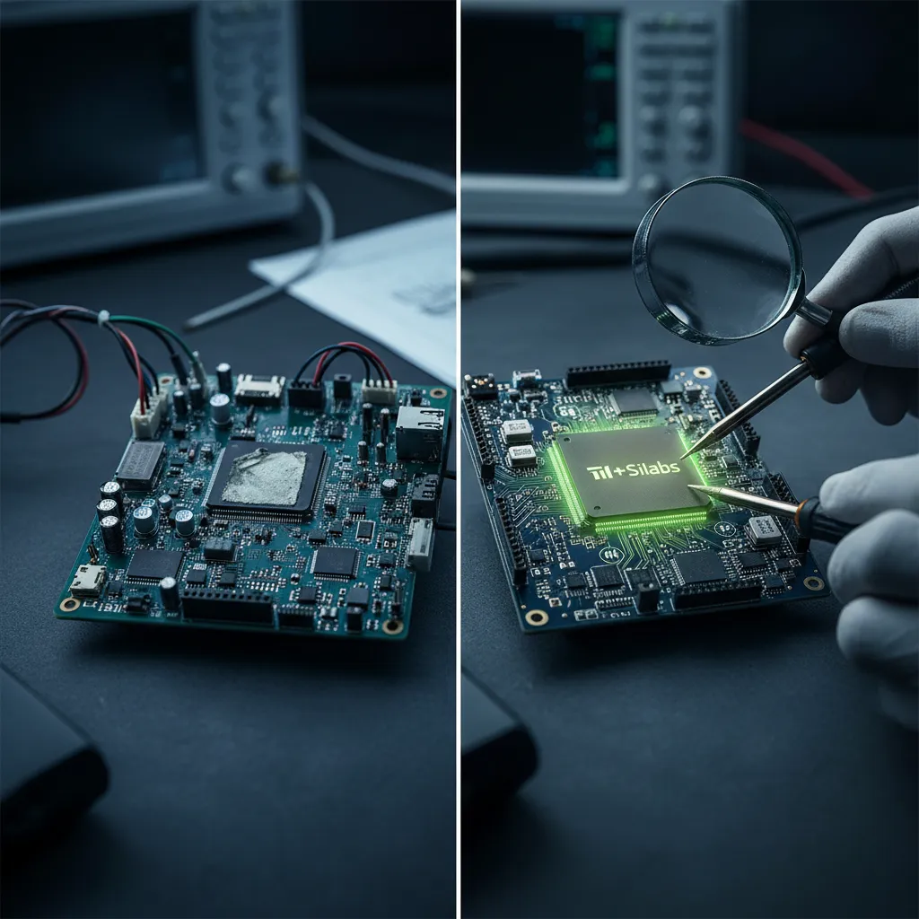 Notícia de climatização: TI Compra Silicon Labs: O que a União de Gigantes Muda nas Placas de Ar Condicionado Smart que Você Conserta?