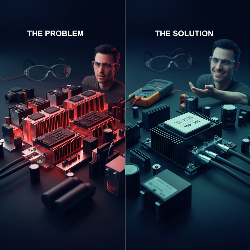 A Potência Subiu: Novos Módulos SiC de 1200V da Vishay Chegam para Equipar VRFs e Inverters de Grande Porte