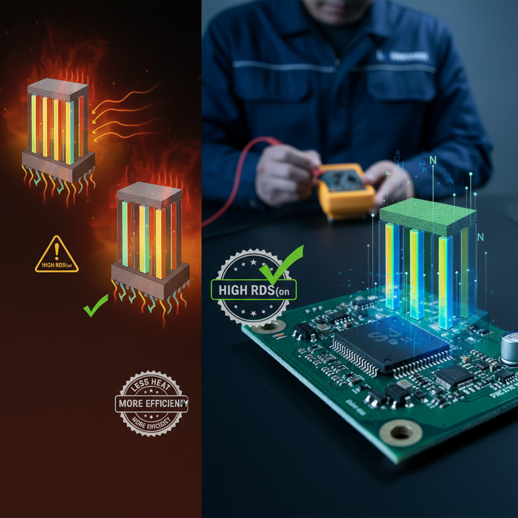 A Próxima Geração de Fontes Chaveadas: O que é um MOSFET 'Super Junction' e Por Que Ele Vai Mudar o Reparo de Placas Inverter?