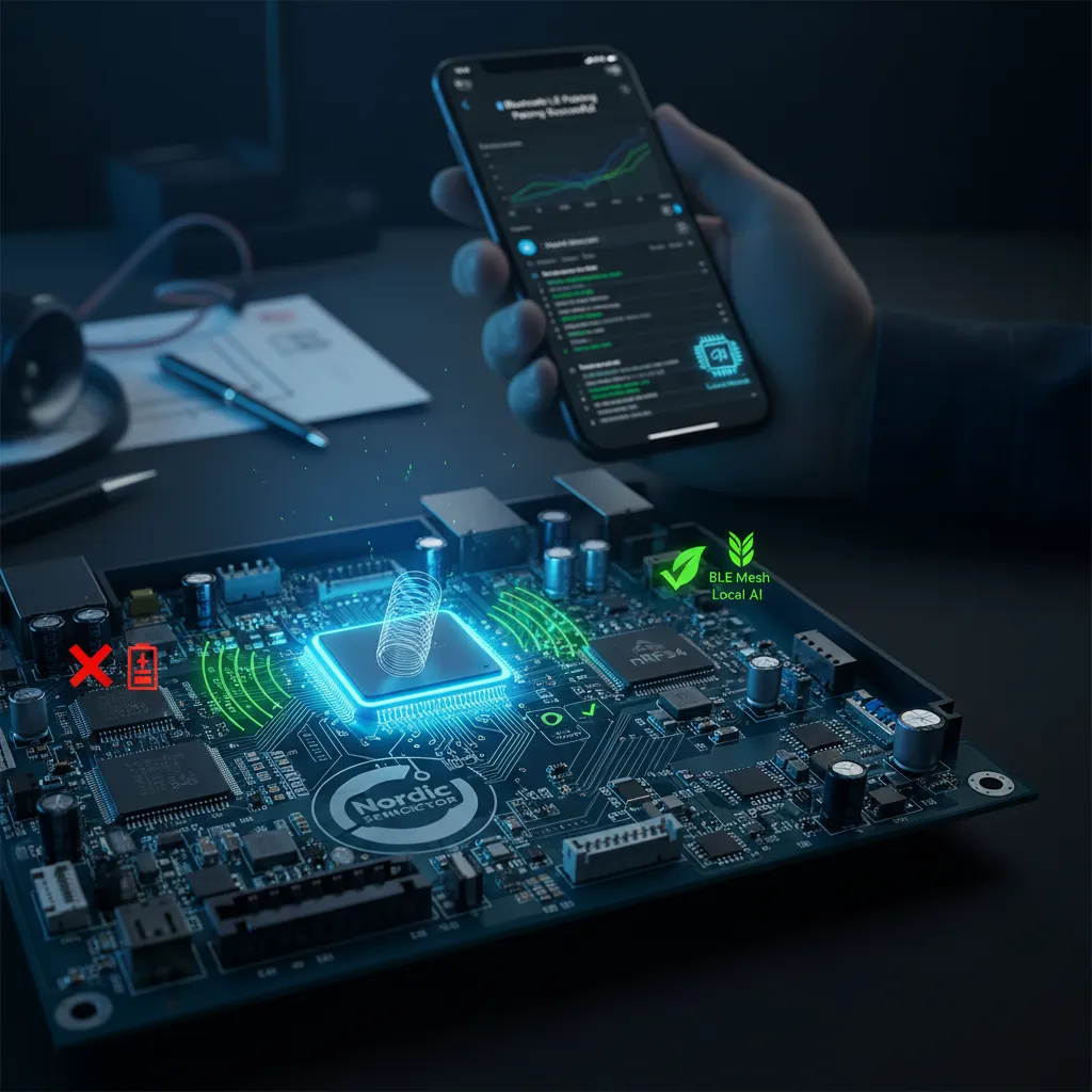 Notícia de climatização: Além do ESP32: Nordic Ataca com Novos Chips Bluetooth LE e IA para o Ar-Condicionado Conectado do Futuro