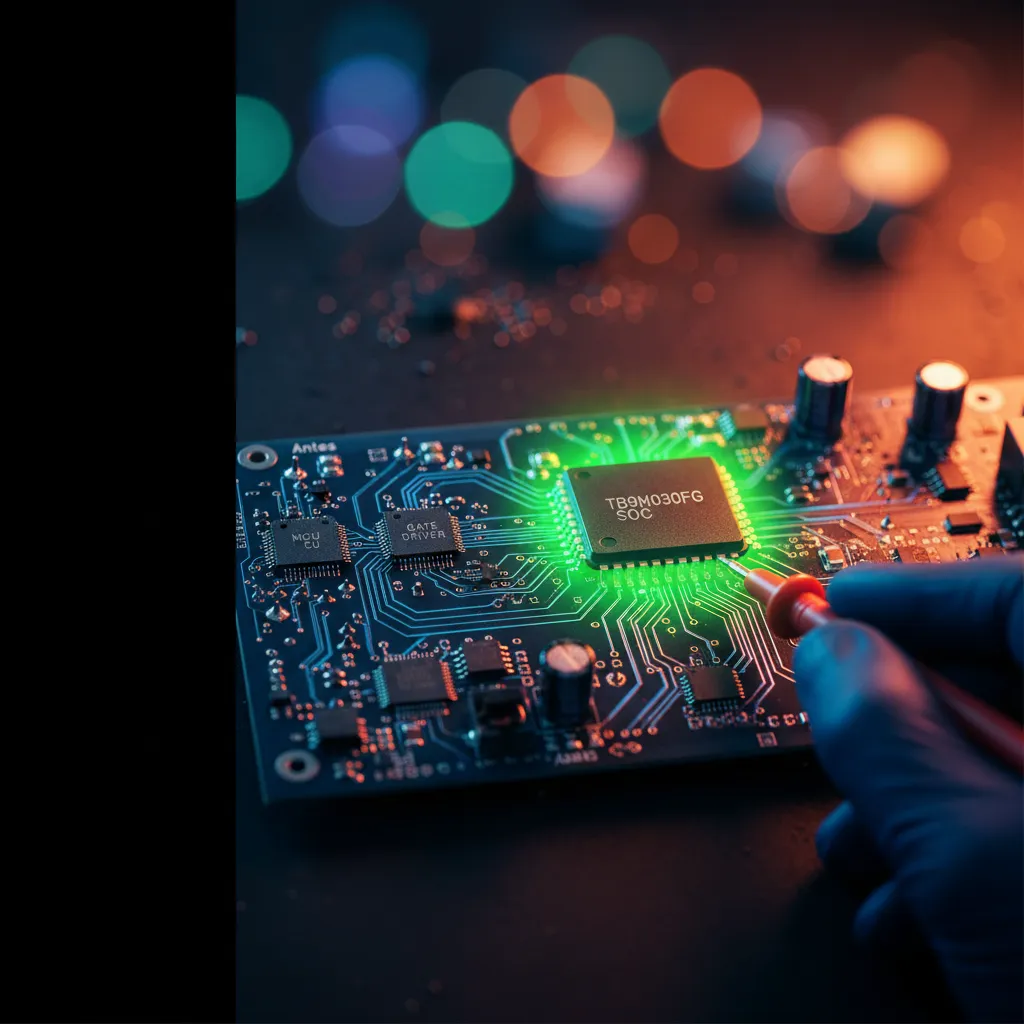 Notícia de climatização: O Fim do Reparo Granular? Novo Chip da Toshiba Junta MCU e Gate Driver, e Muda o Diagnóstico de Placas Inverter