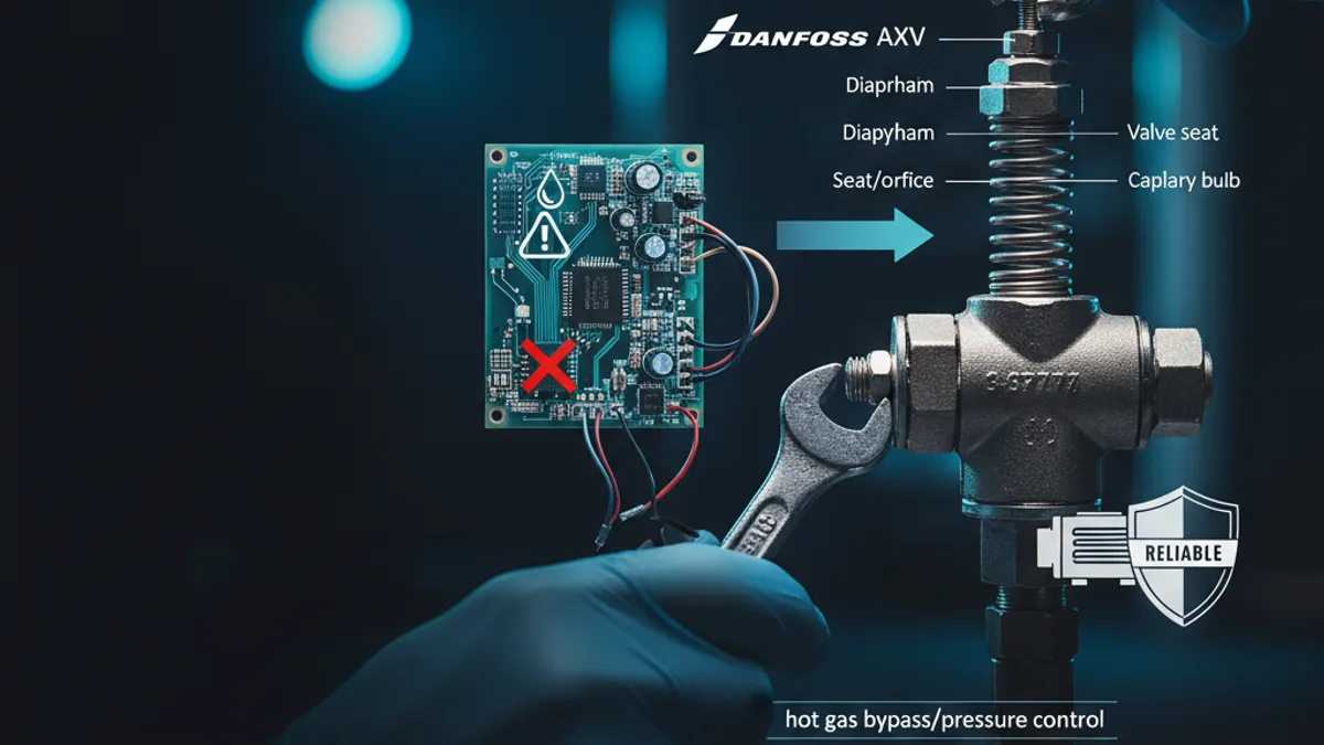 Notícia de climatização: De Volta ao Básico: Danfoss Lança Válvula Mecânica que Desafia a Eletrônica em Aplicações de Bypass e Expansão