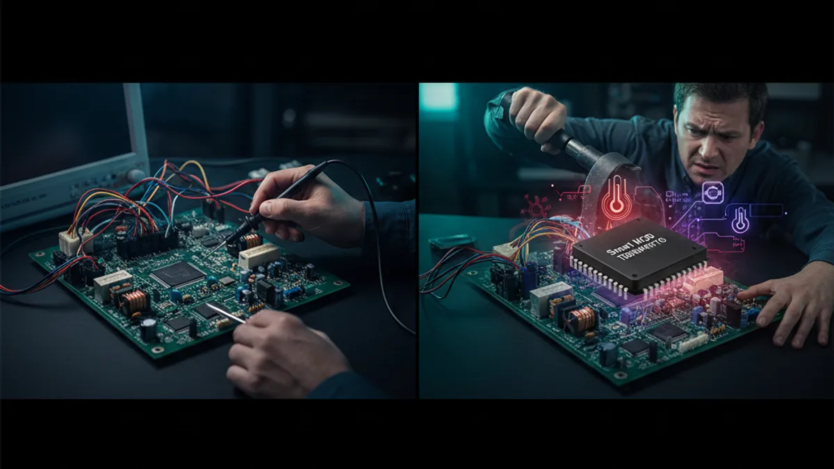 Notícia de climatização: Reparo em Xeque: Novo Chip da Toshiba Integra MCU e MOSFETs e Pode Mudar o Diagnóstico de Placas Inverter