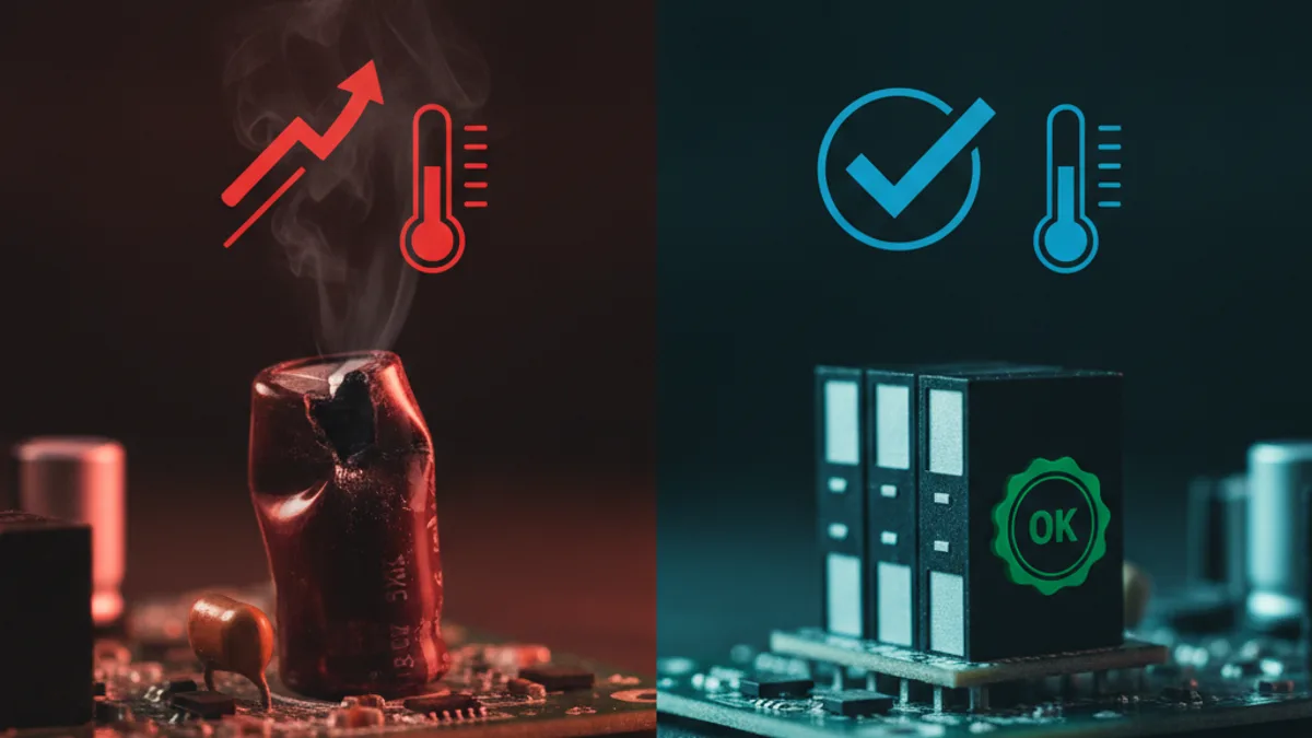 Notícia de climatização: Fim do Capacitor Estufado? Novos Ultracapacitores de 105°C Prometem Revolucionar a Durabilidade de Placas Inverter