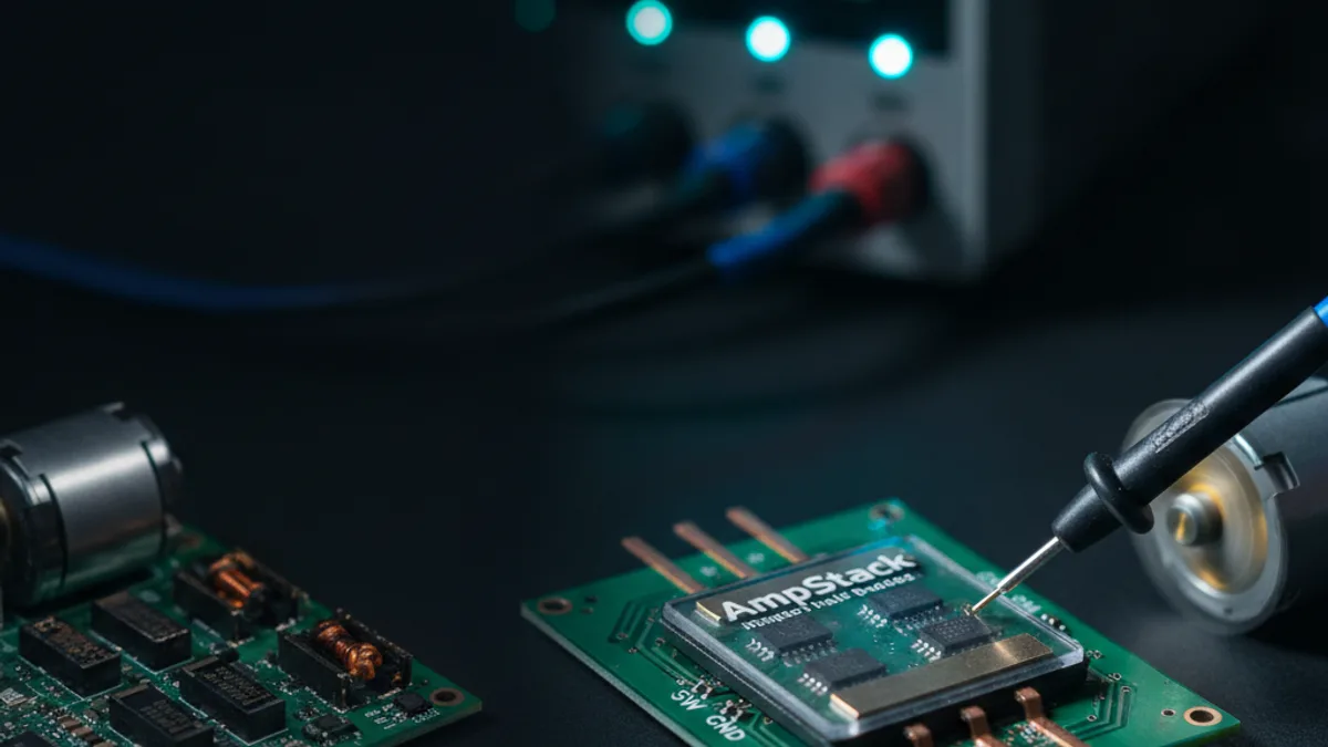 Notícia de climatização: Dois MOSFETs em Um: O Novo Módulo Half-Bridge da AOS que Está nos Motores BLDC e Você Precisa Saber Como Testar