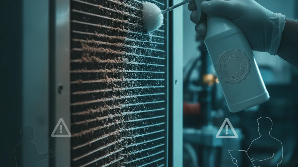 Notícia de climatização: Reviravolta na Oficina: ANVISA Recua e Libera Fluidos de Limpeza. O que Muda no seu PMOC e na Manutenção Diária?