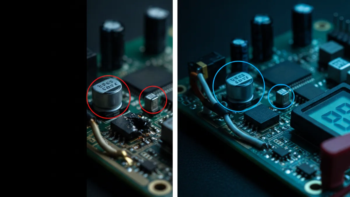 Notícia de climatização: Sua Placa Queima o Fusível Assim que Liga? O Guia Definitivo para Diagnosticar o Circuito de Entrada (MOSFET, Diodo, TVS e Capacitores)