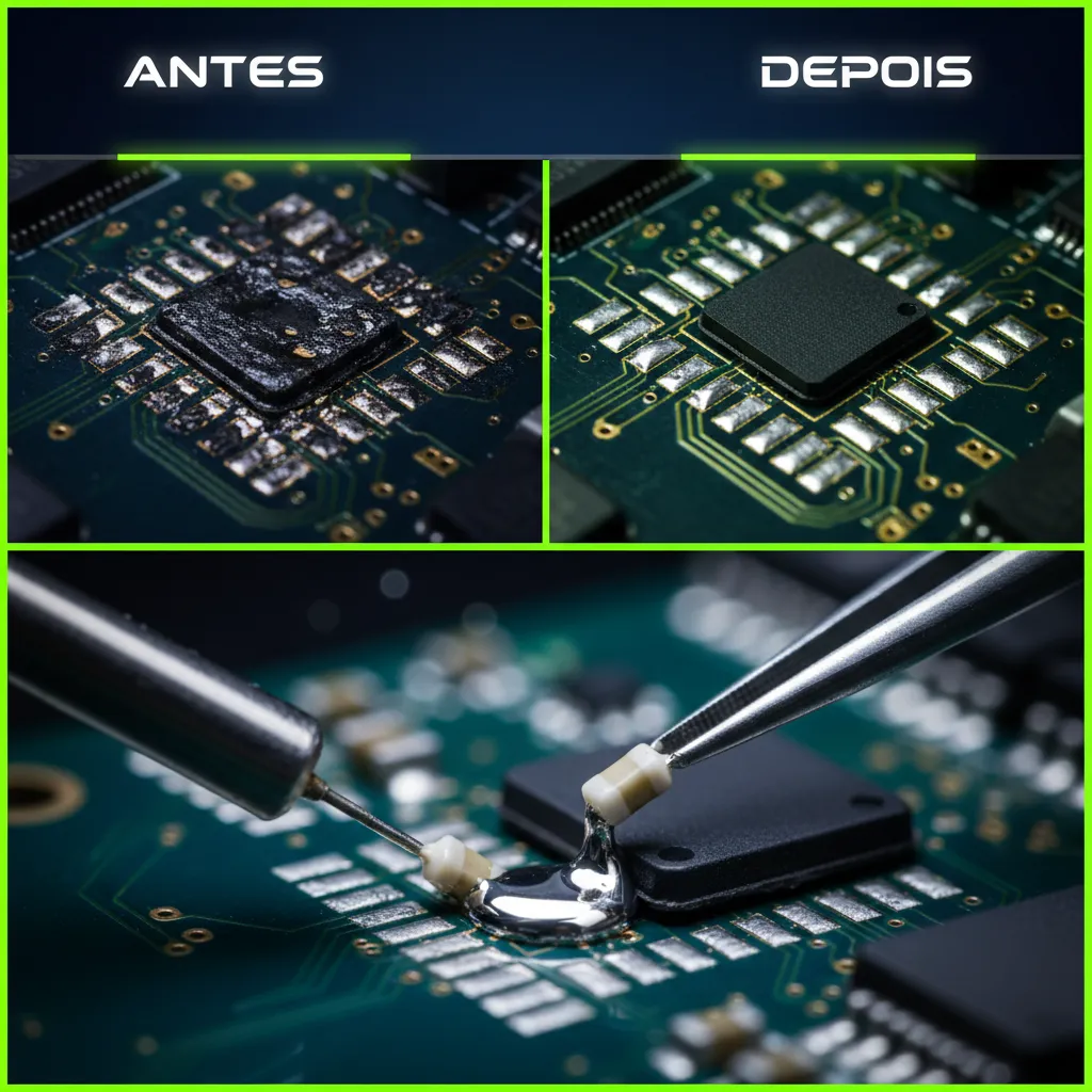 Conhecia essa técnica milenar? Remover MCU SMD em 5 passos
