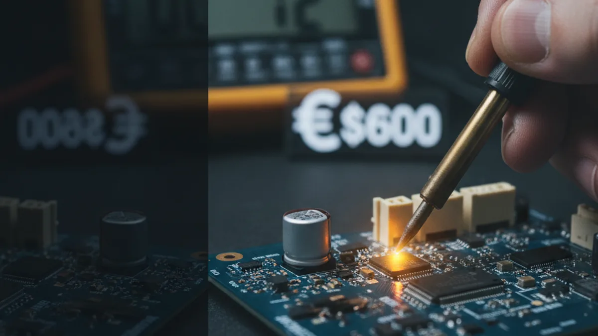 Consertei placa eletrônica e faturei R$600 em 8 passos