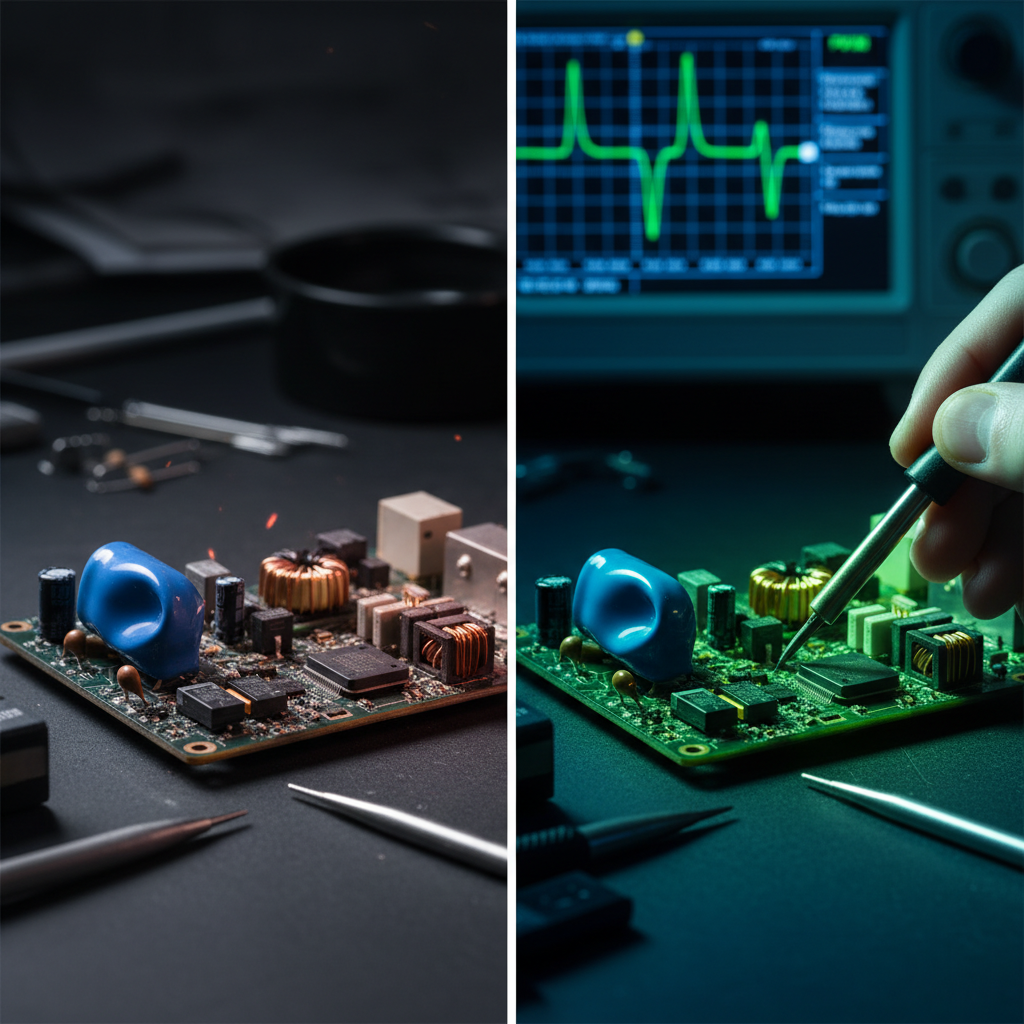 Conserto de placas inverter: R$500–600/dia (200+ reparos)