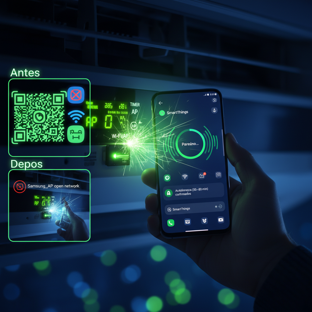 Controle AR Samsung pelo SmartThings — Guia 10 passos
