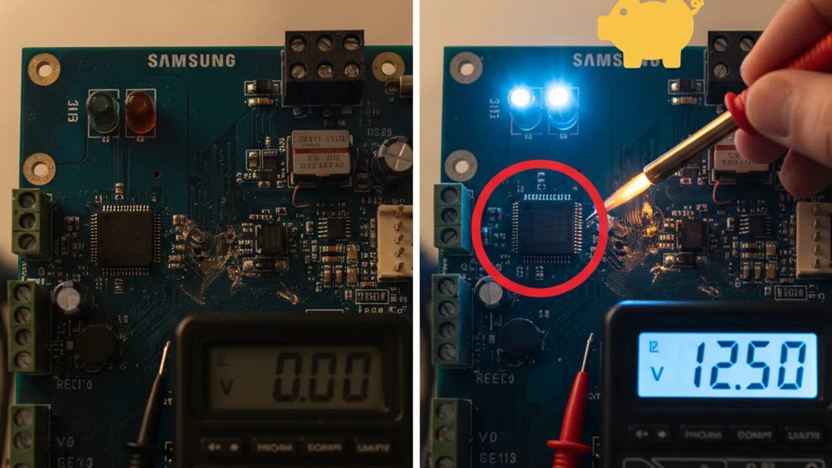Erro da Condensadora Samsung: 3 LEDs Apagados — 5 Causas