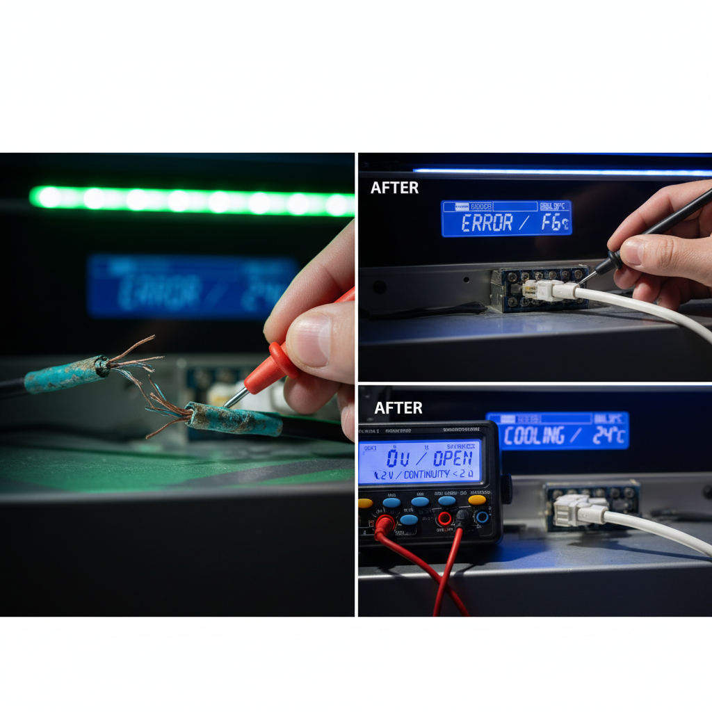 Erro F6 Philco Inverter: 7 causas e 8 testes práticos