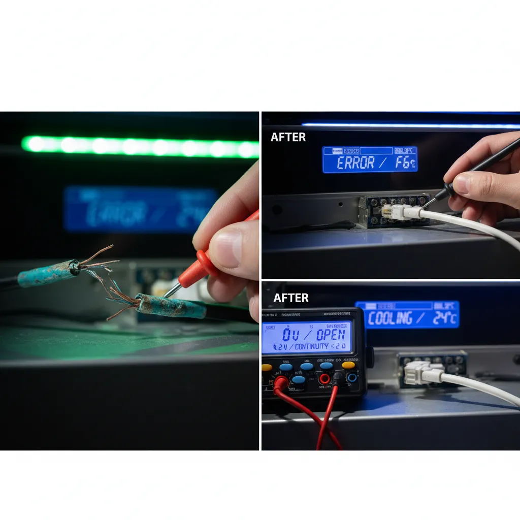 Erro F6 Philco Inverter: 7 causas e 8 testes práticos