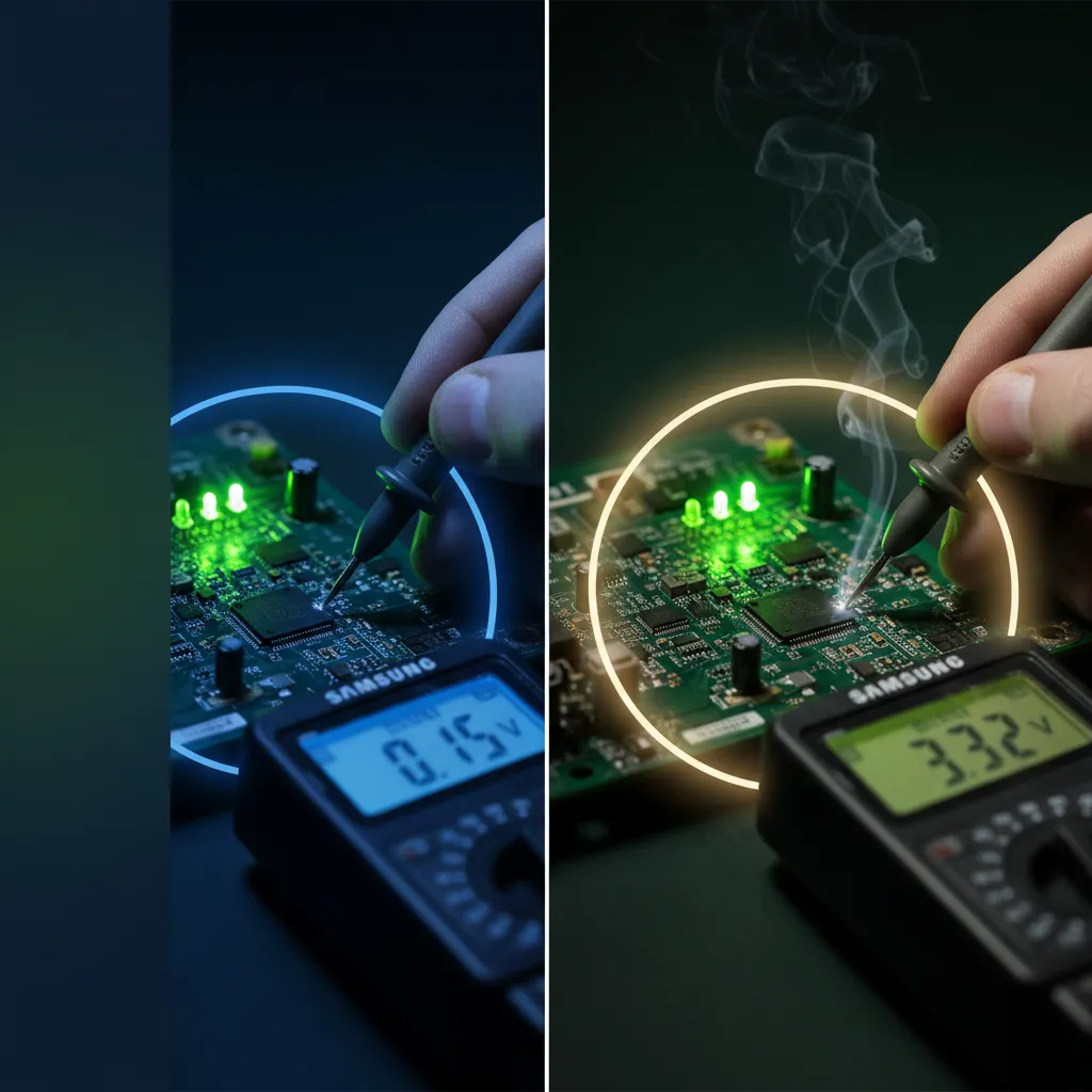 ERRO RESET Samsung Inverter: 3 LEDs da condensadora — 5 soluções