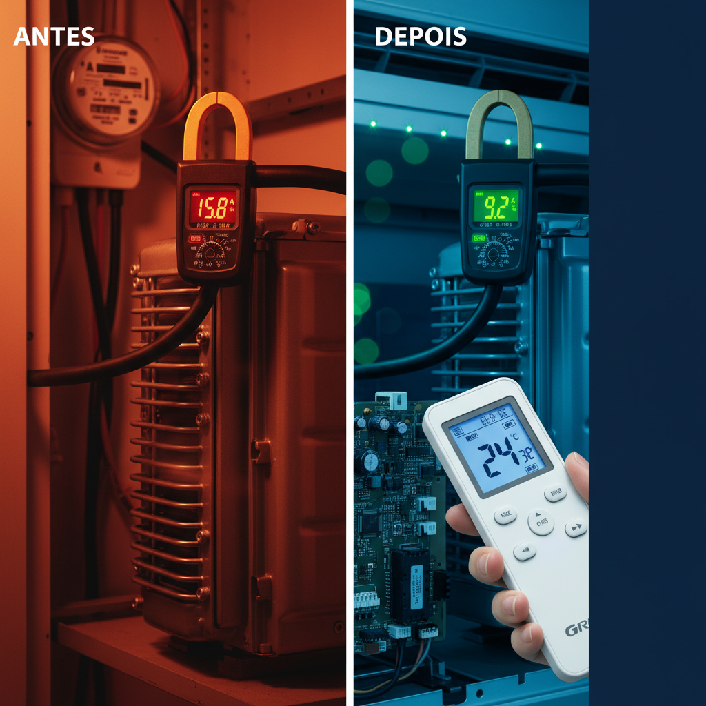 Gree Inverter: economizar energia em 3 ajustes práticos