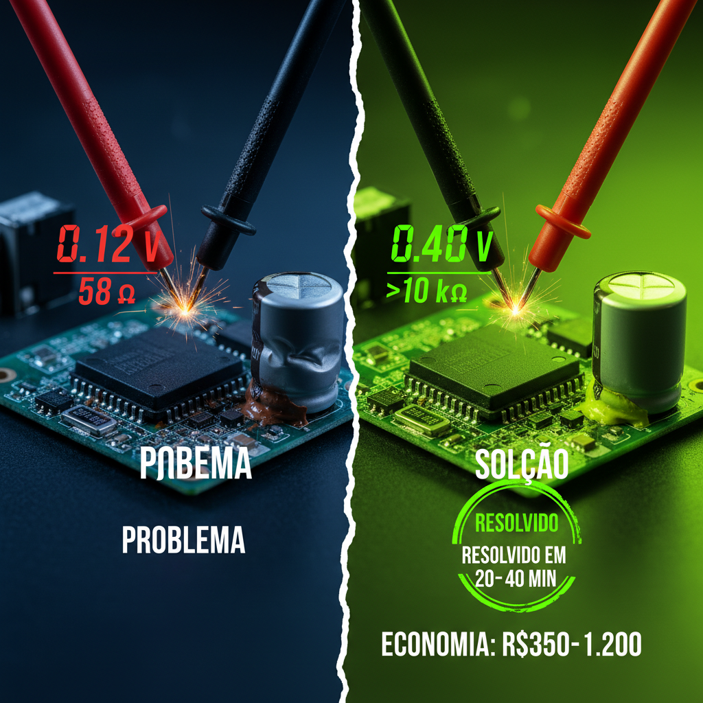 Identificar defeito no IPM sem retirar a placa: 9 passos