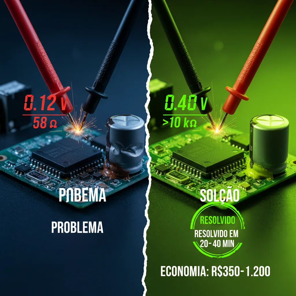 Identificar defeito no IPM sem retirar a placa: 9 passos