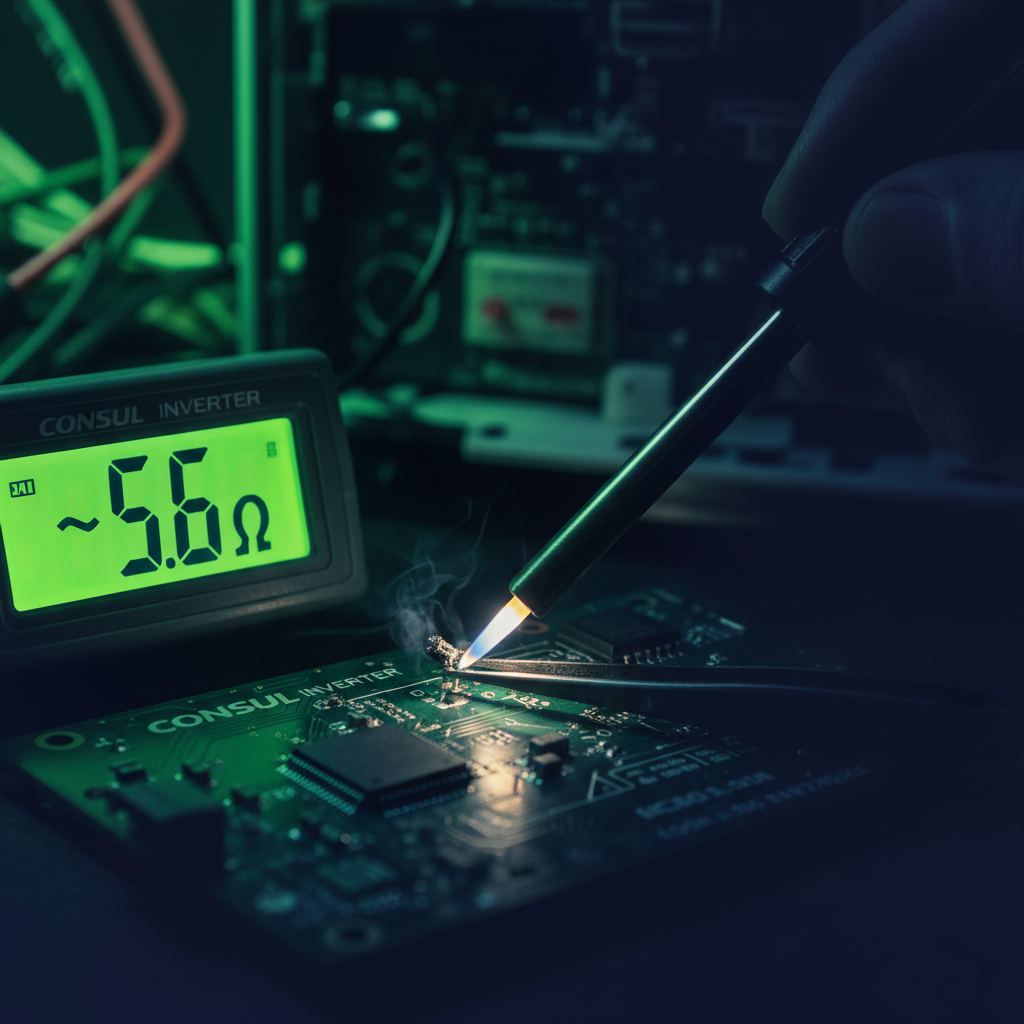 Quanto cobrar nesse reparo? Consul 5,6Ω — R$300 rápido