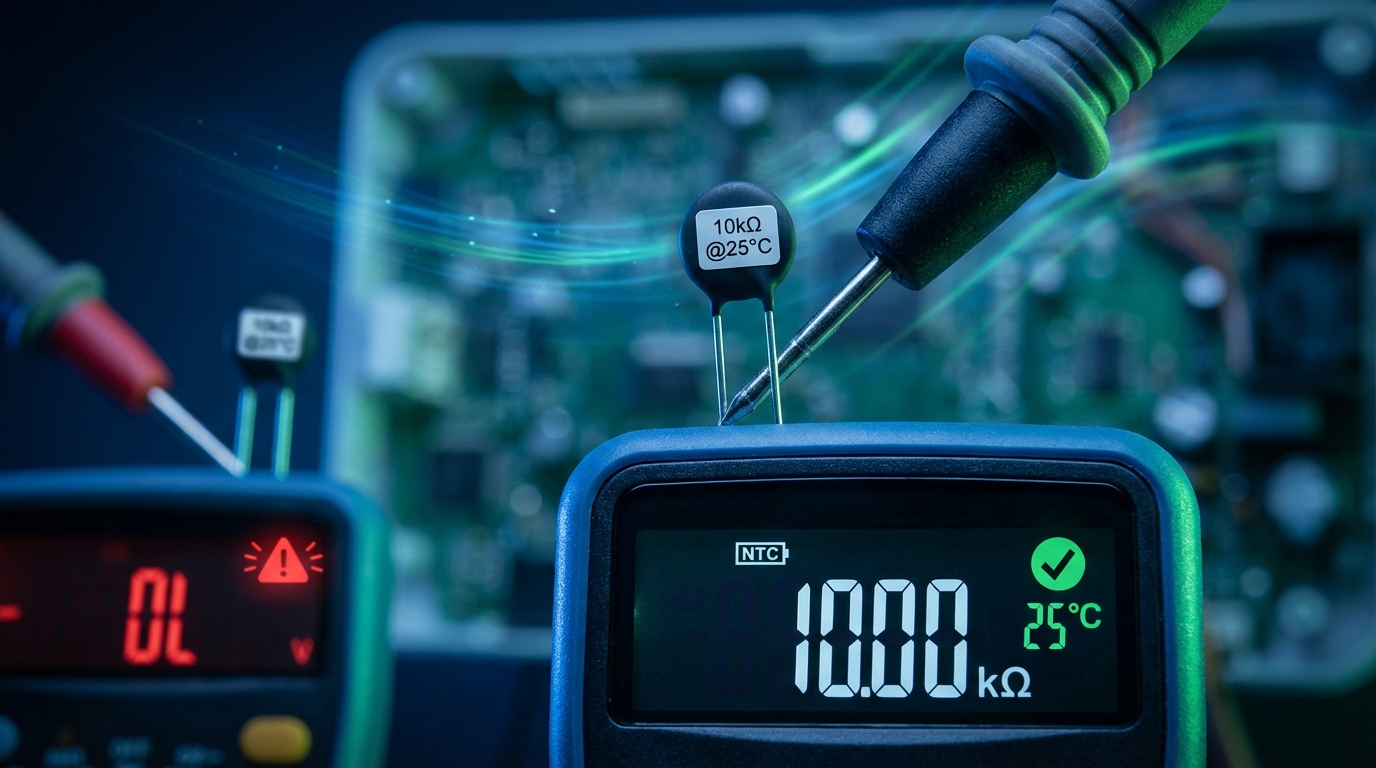 Como Testar o Sensor de Temperatura: Guia Prático sobre Termistores NTC e PTC