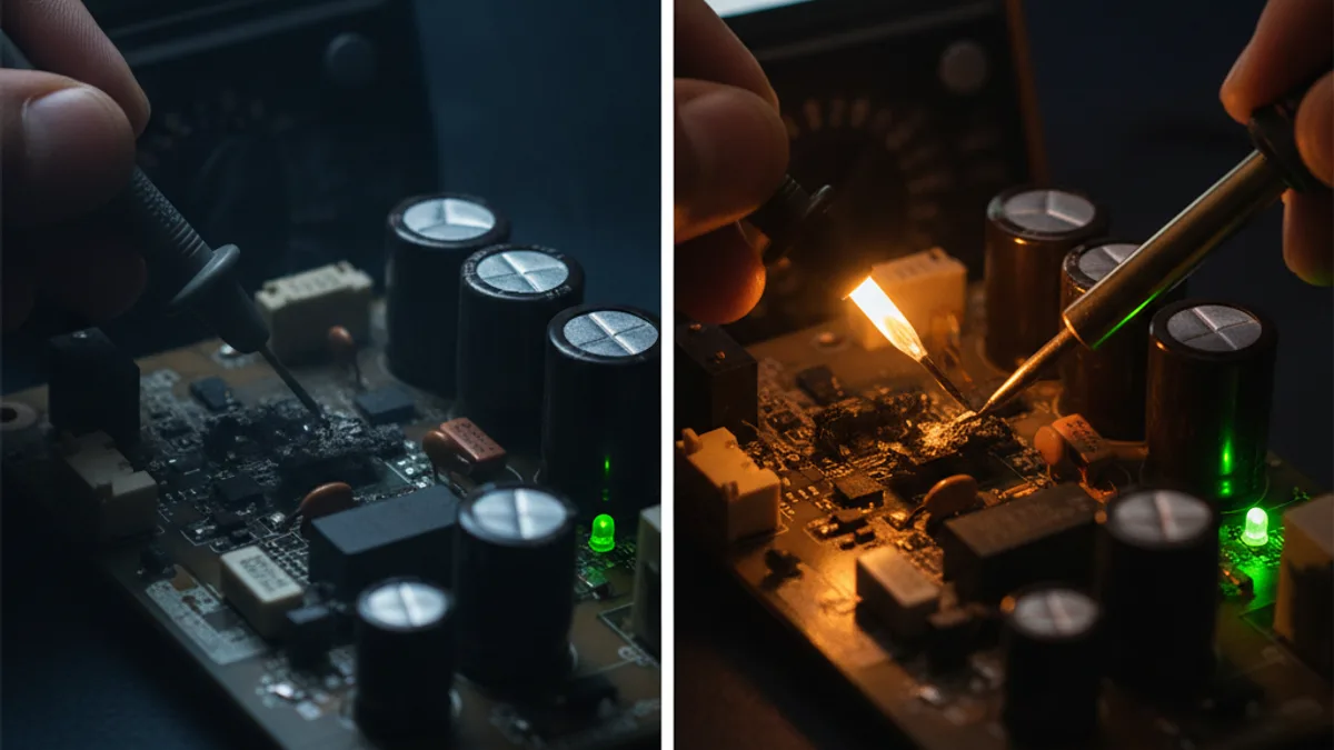 Sim, tive uma confissão: Reparo de placa AC em 5 passos