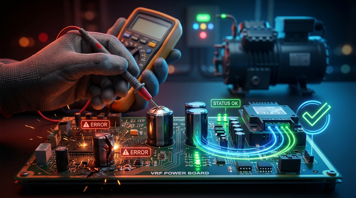 Desvendando o Coração Eletrônico dos Sistemas VRF: Uma Jornada Técnica