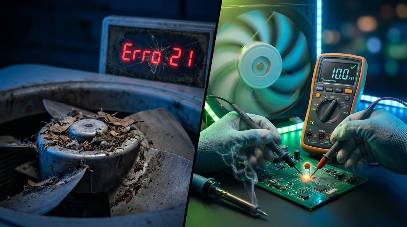 Solucionando o Erro 21 em Condicionadores de Ar Consul Inverter: Uma Abordagem Prática