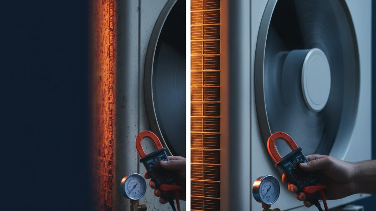 Superaquecimento Condensadora Springer Midea 18k: 8 passos