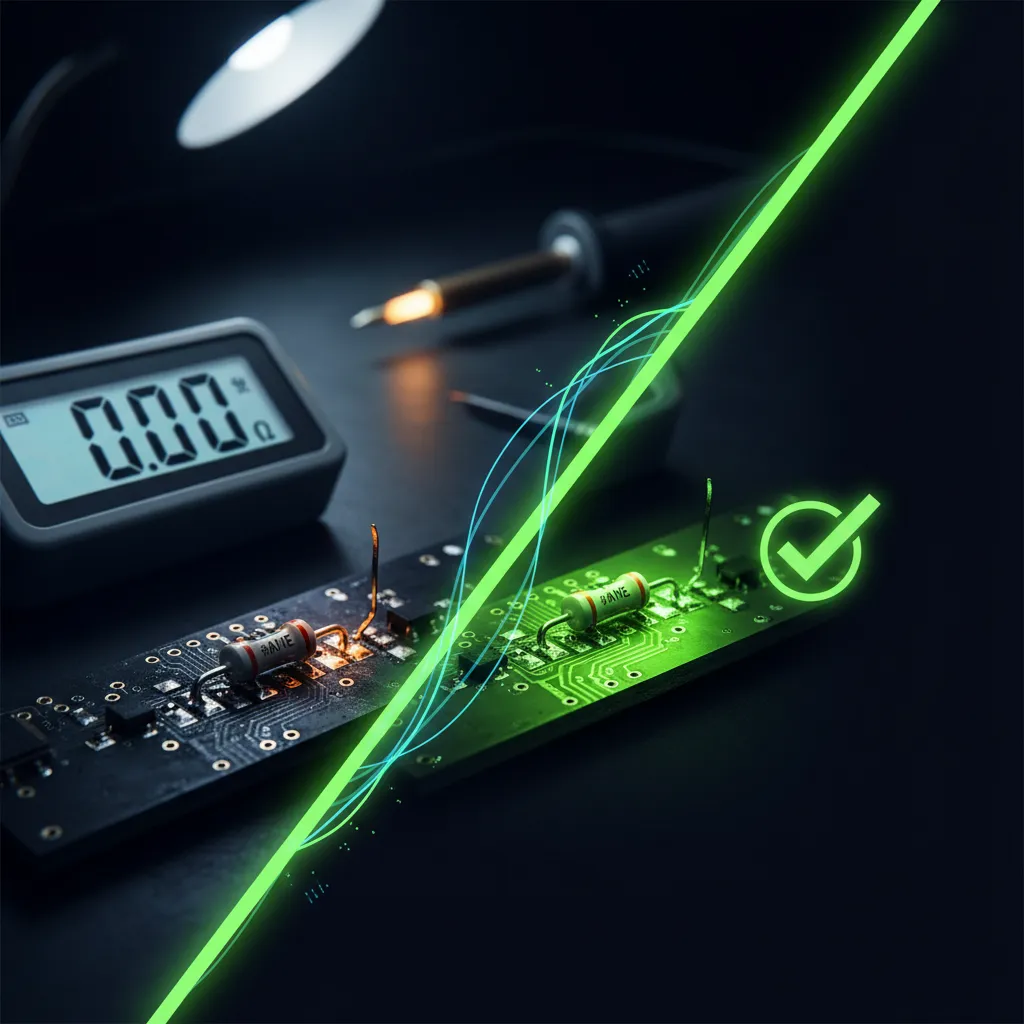 Teste de Curto do Resistor #AME — 9 Passos Práticos
