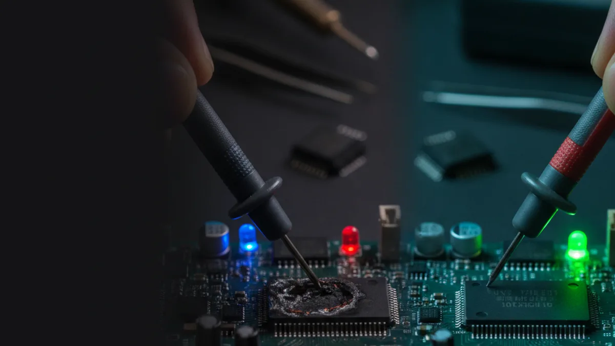 Teste do MOSFET: 8 passos para identificar curto rápido