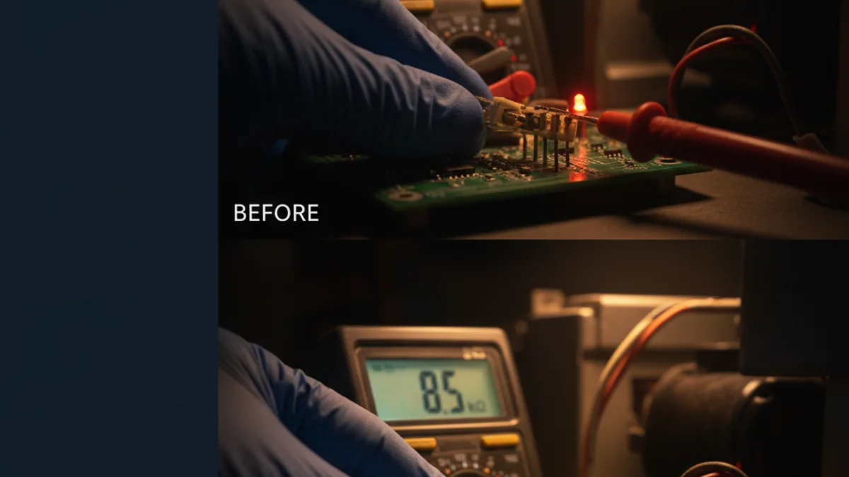 Testes sensores e LED - Springer Midea 18k Inverter