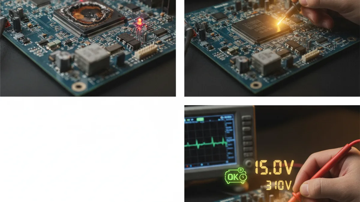 VRF MIDEA | Erro P6 no IPM: 15V Gate e 8 Passos
